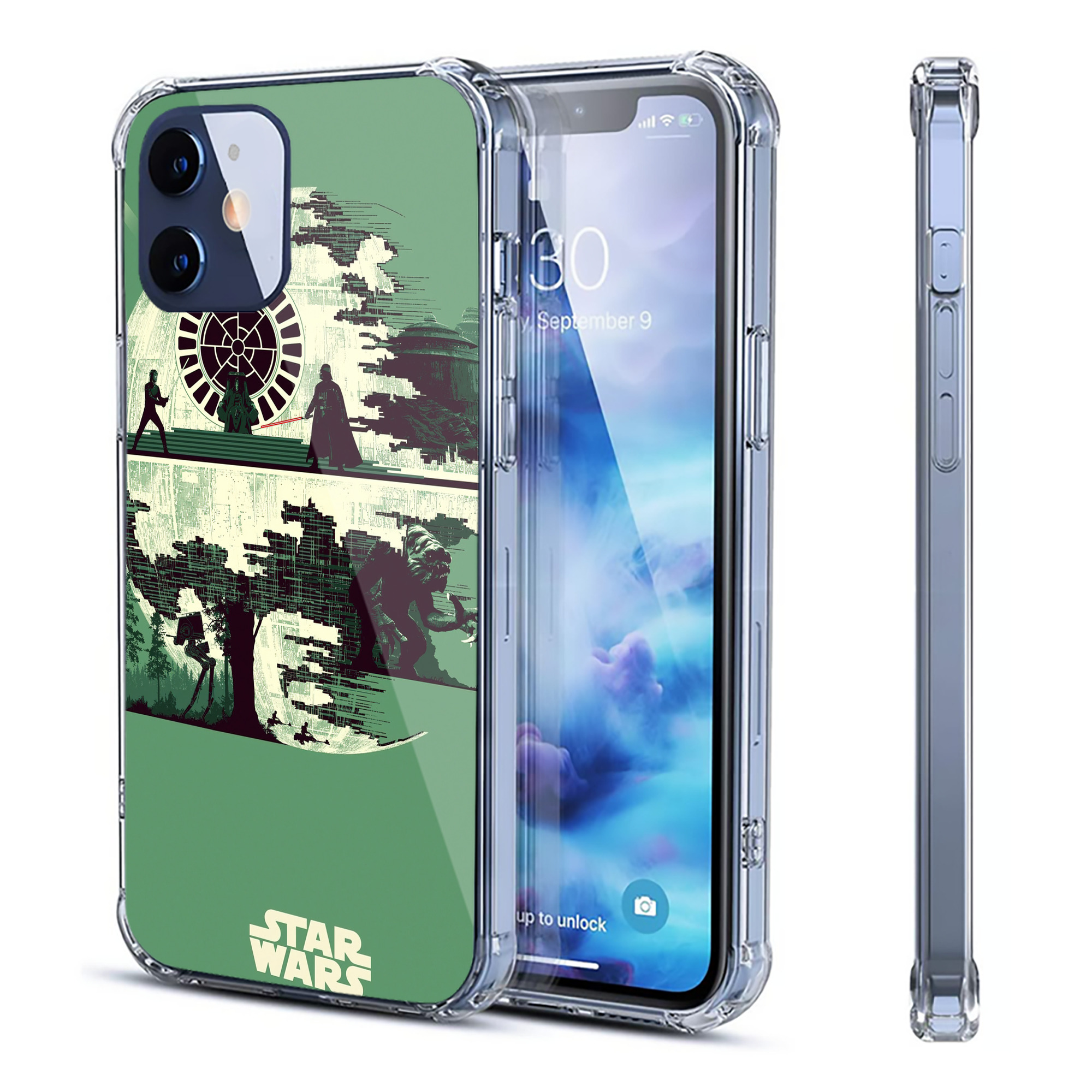 （画像用） スター・ウォーズ Star Wars 【iPhone 12シリーズ対応】透明スマホケース（クリアソフトケース）